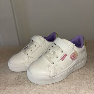 Dr. Scholls Kids White and Pink Sneakers
